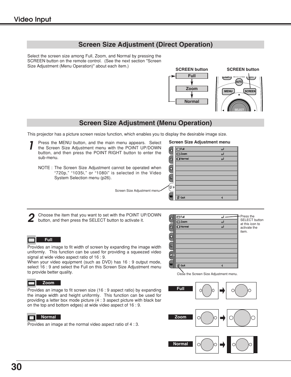 Video input | BOXLIGHT Matinee 1HD User Manual | Page 30 / 52