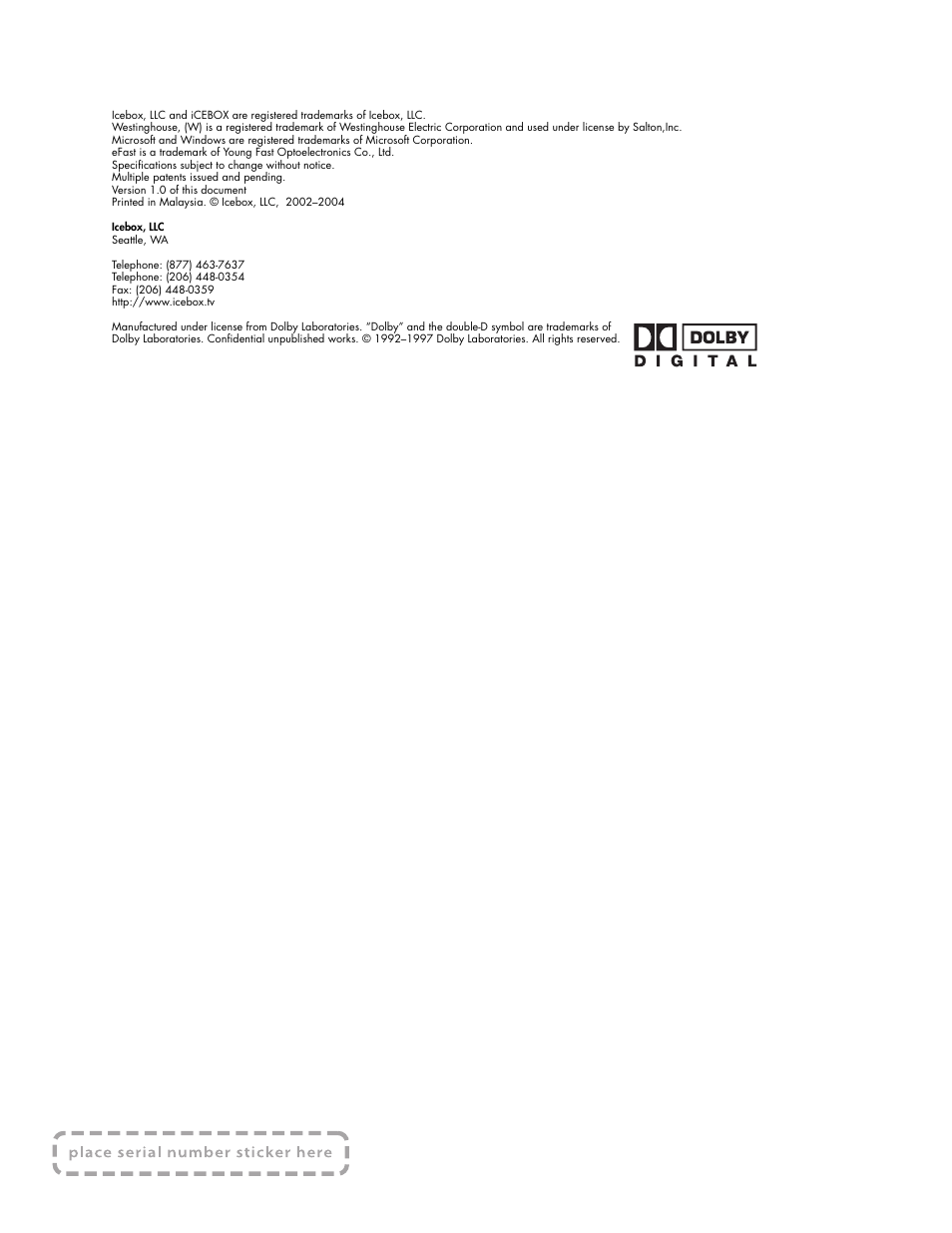 Beyond icebox countertop User Manual | Page 2 / 70
