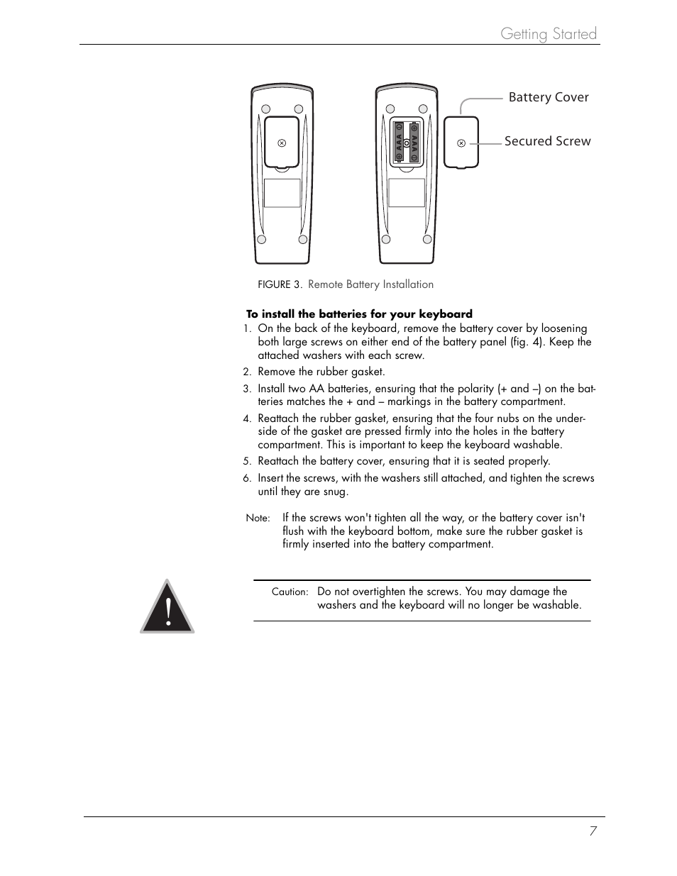 Getting started | Beyond Icebox Flipscreen User Manual | Page 13 / 75