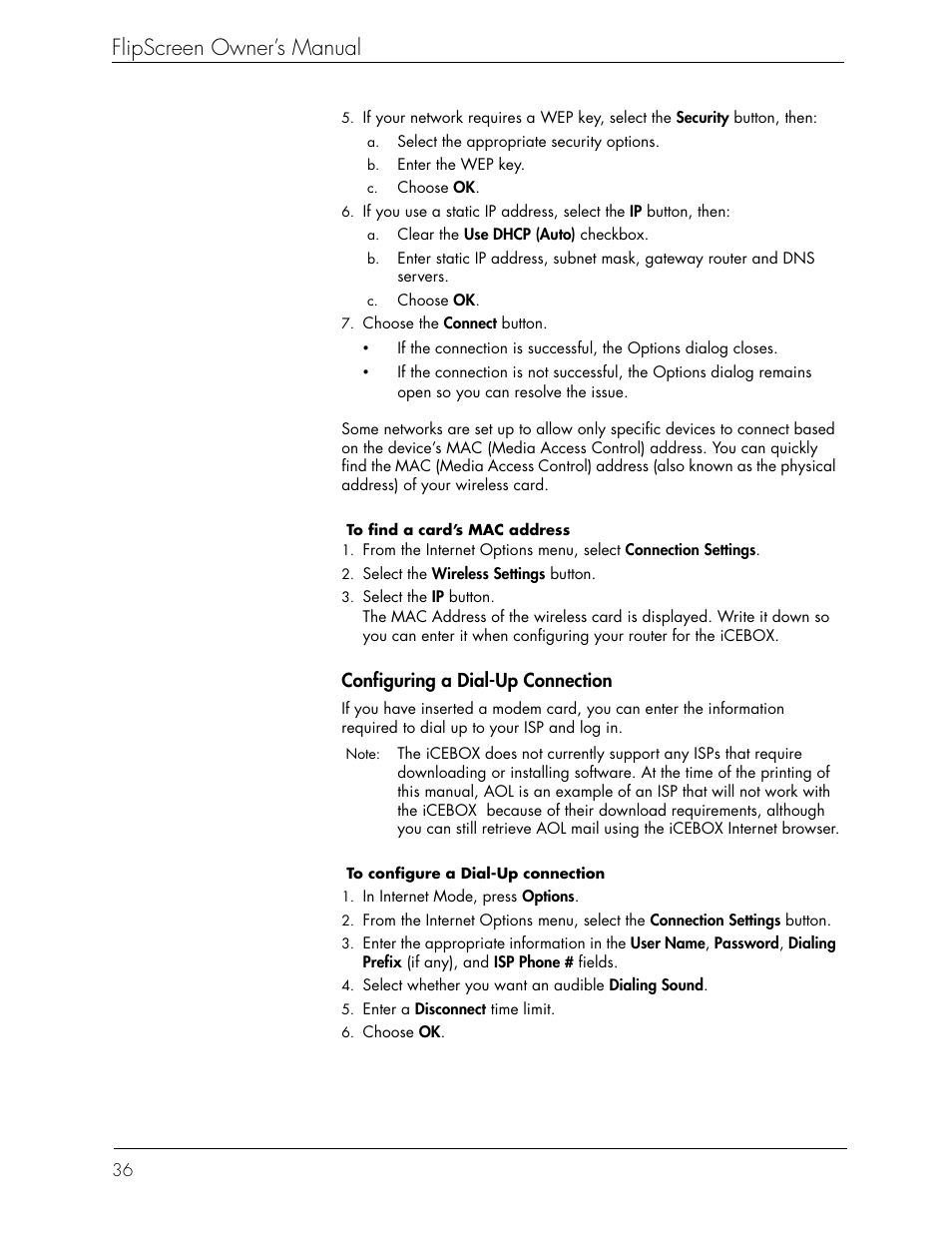 Flipscreen owner’s manual | Beyond Icebox Flipscreen User Manual | Page 42 / 75