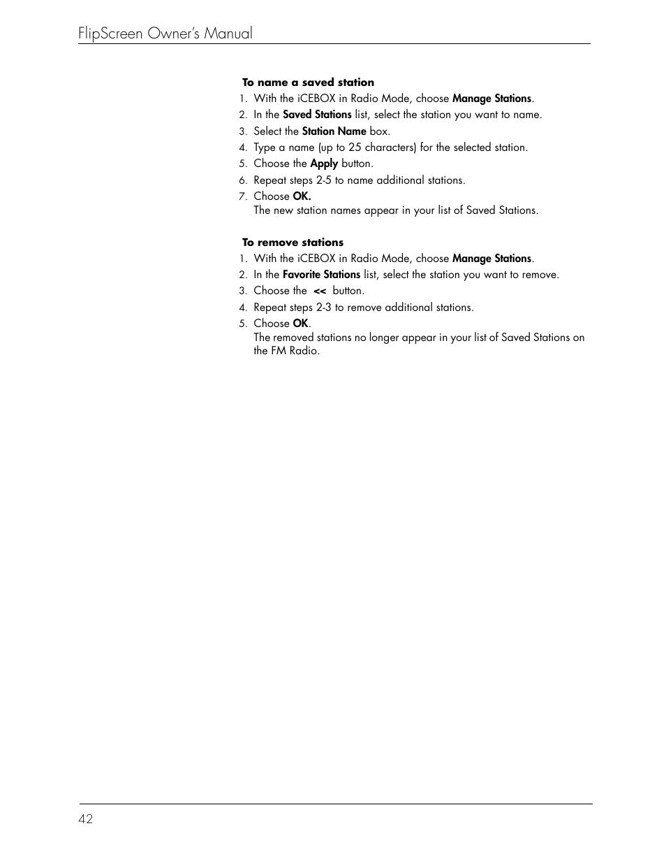 Flipscreen owner’s manual | Beyond Icebox Flipscreen User Manual | Page 48 / 75