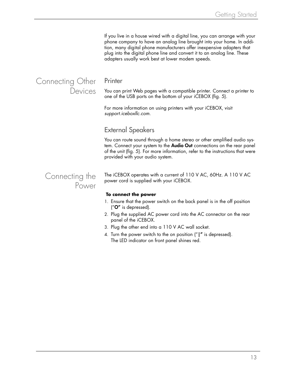 Connecting other devices, Connecting the power | Beyond FlipScreen User Manual | Page 19 / 73