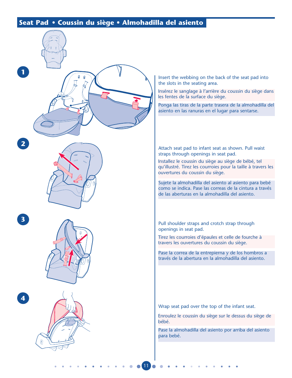 Graco Blossom User Manual | Page 11 / 36