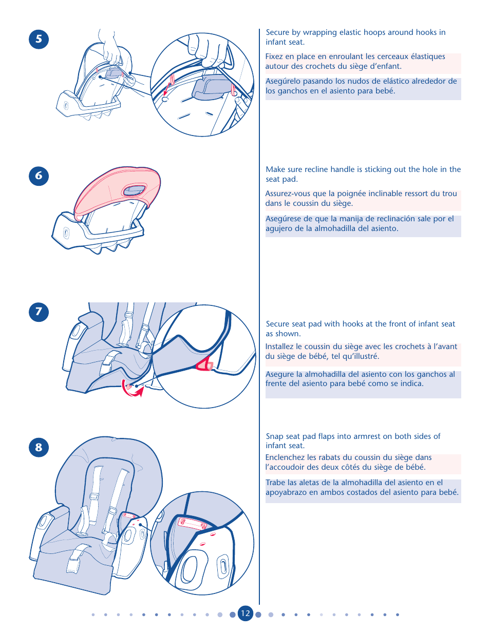 Graco Blossom User Manual | Page 12 / 36