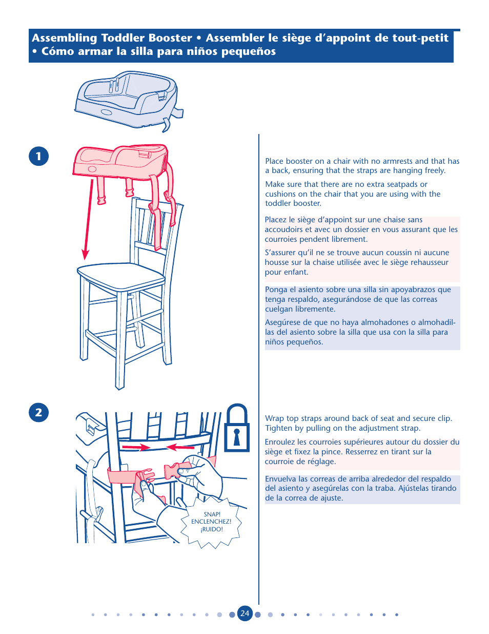 Graco Blossom User Manual | Page 24 / 36