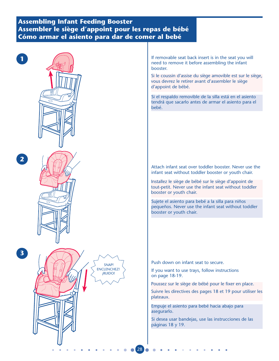 Graco Blossom User Manual | Page 28 / 36