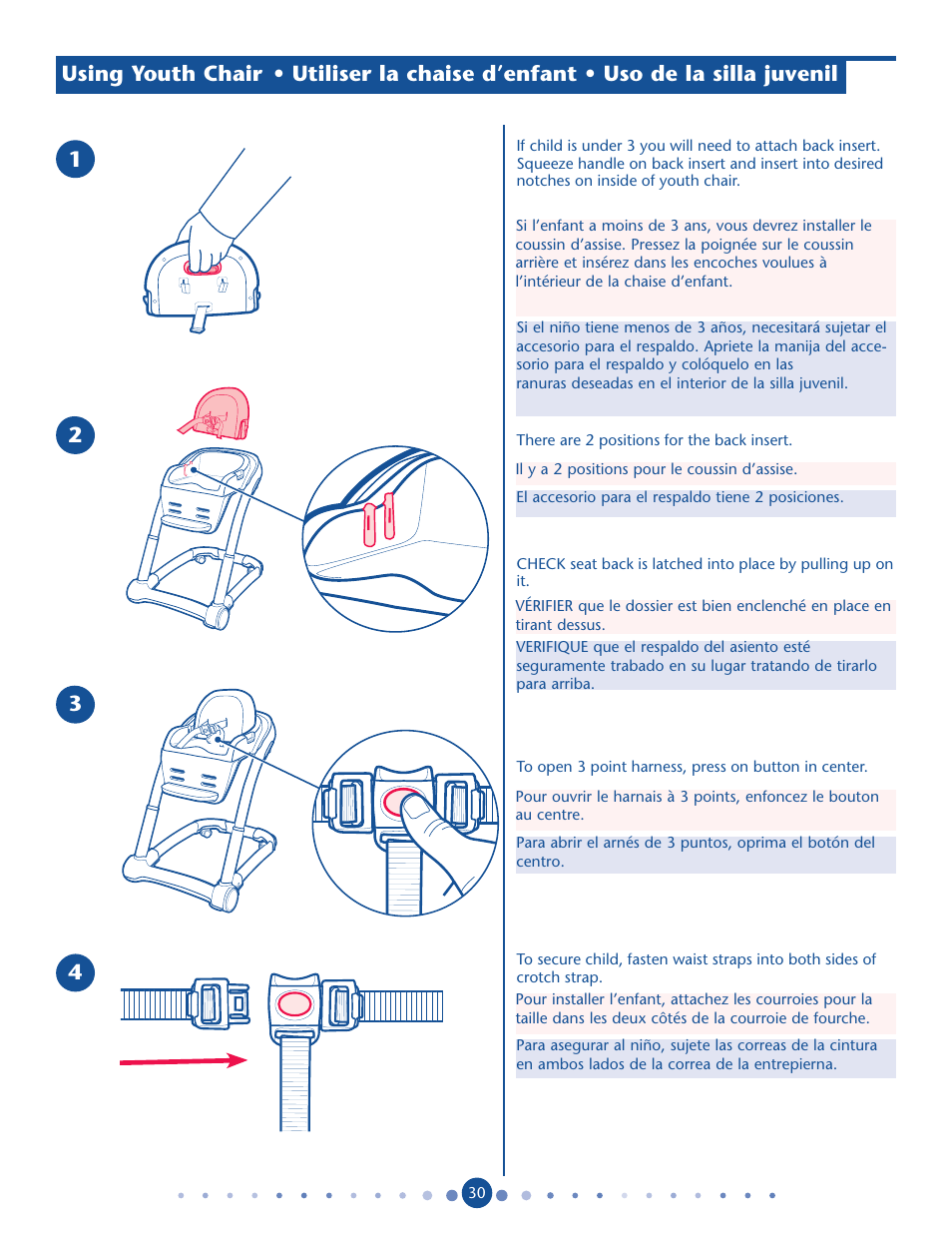 Graco Blossom User Manual | Page 30 / 36