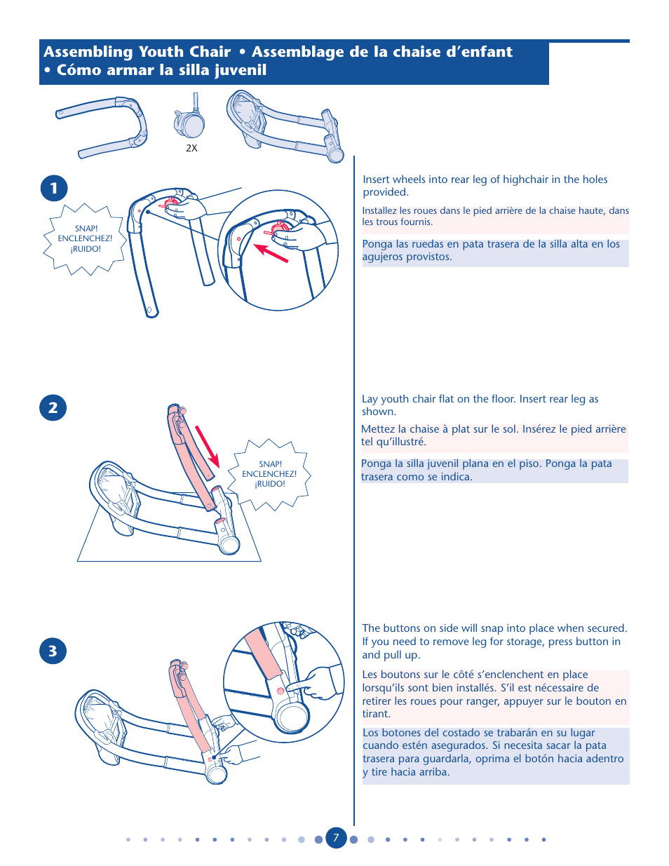 Graco Blossom User Manual | Page 7 / 36