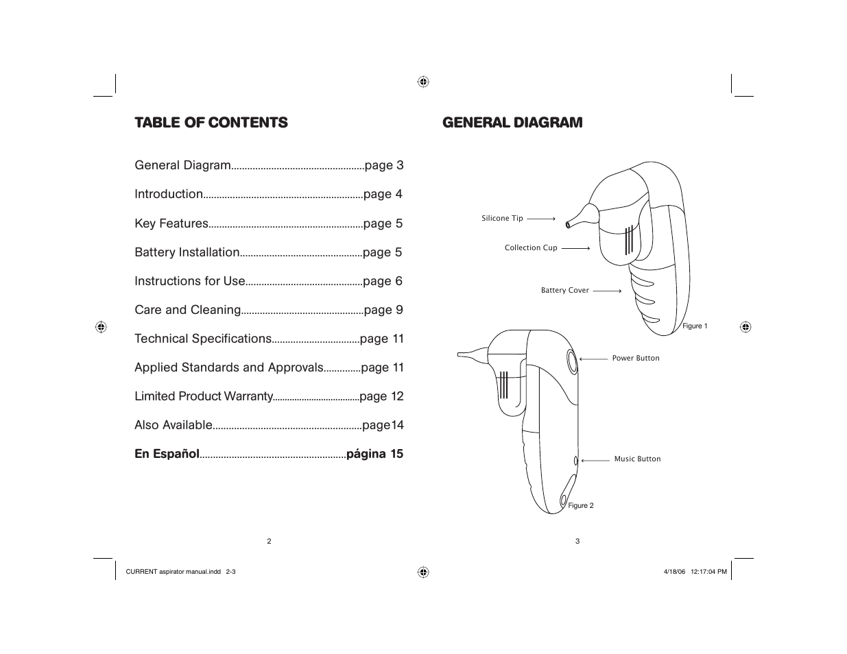 Bebe Sounds NASALCLEAR #BR140 User Manual | Page 2 / 15