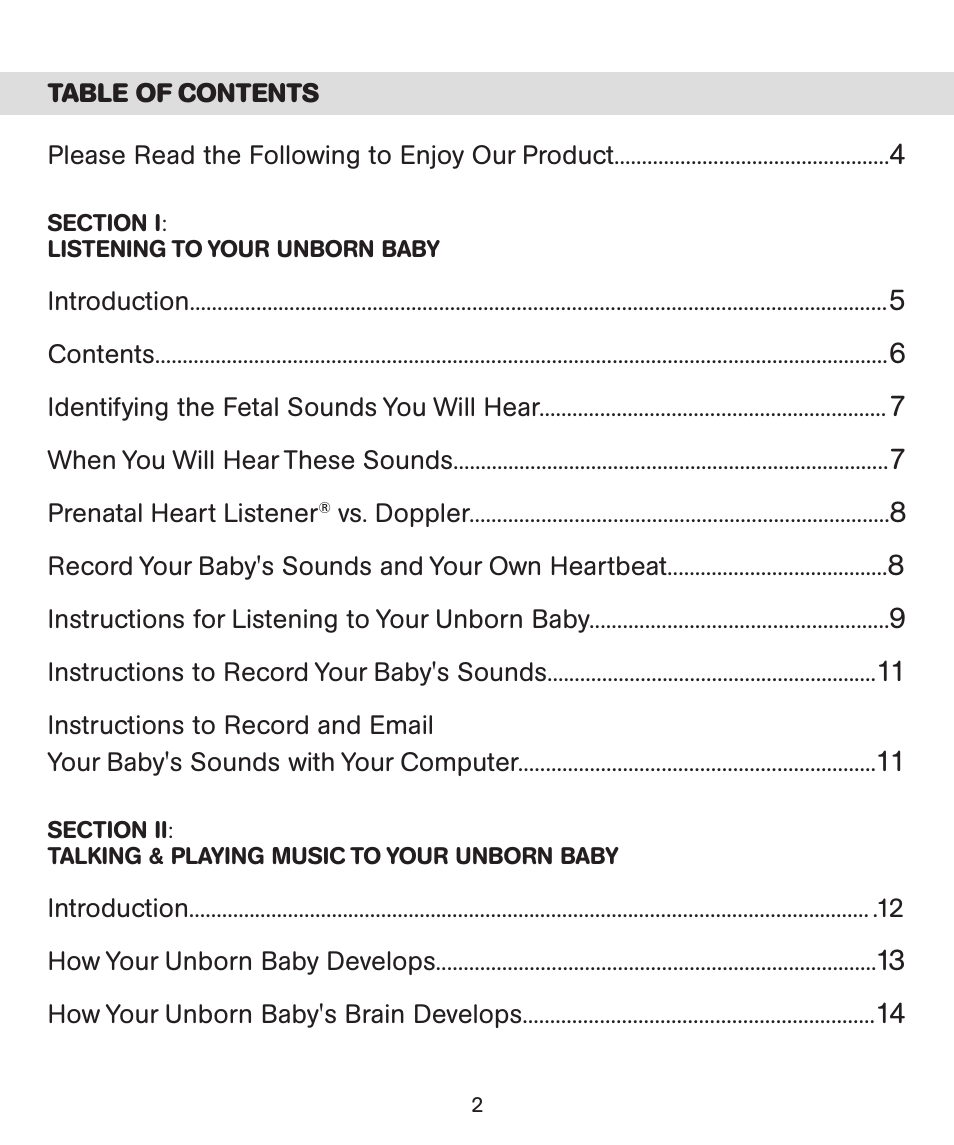 Bebe Sounds Be005 User Manual | Page 2 / 61