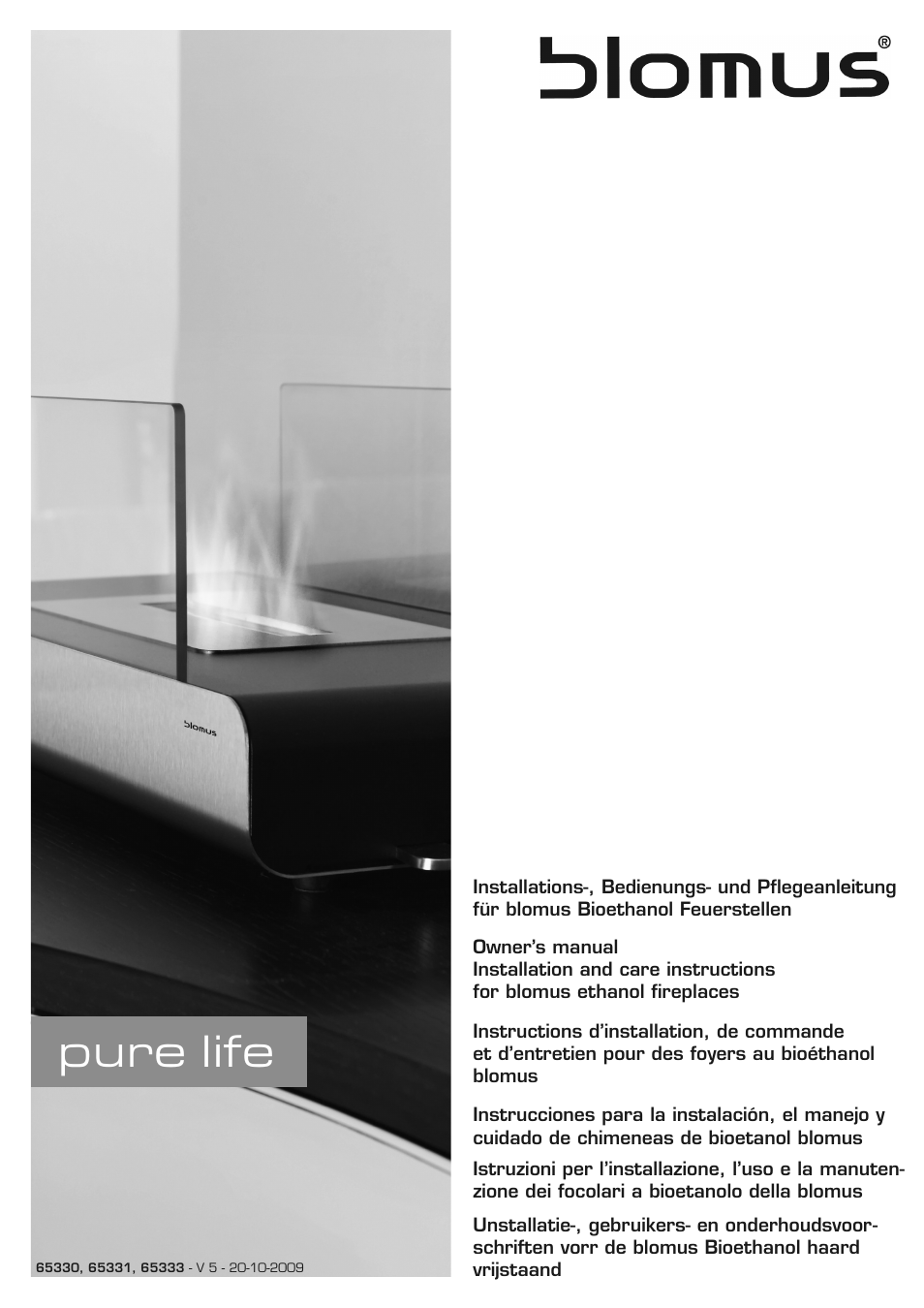 Blomus PURE LIFE 65330 User Manual | 40 pages
