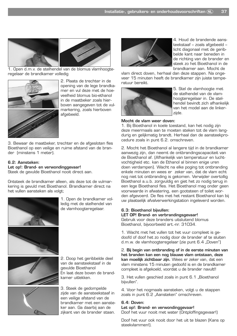 Blomus PURE LIFE 65330 User Manual | Page 37 / 40