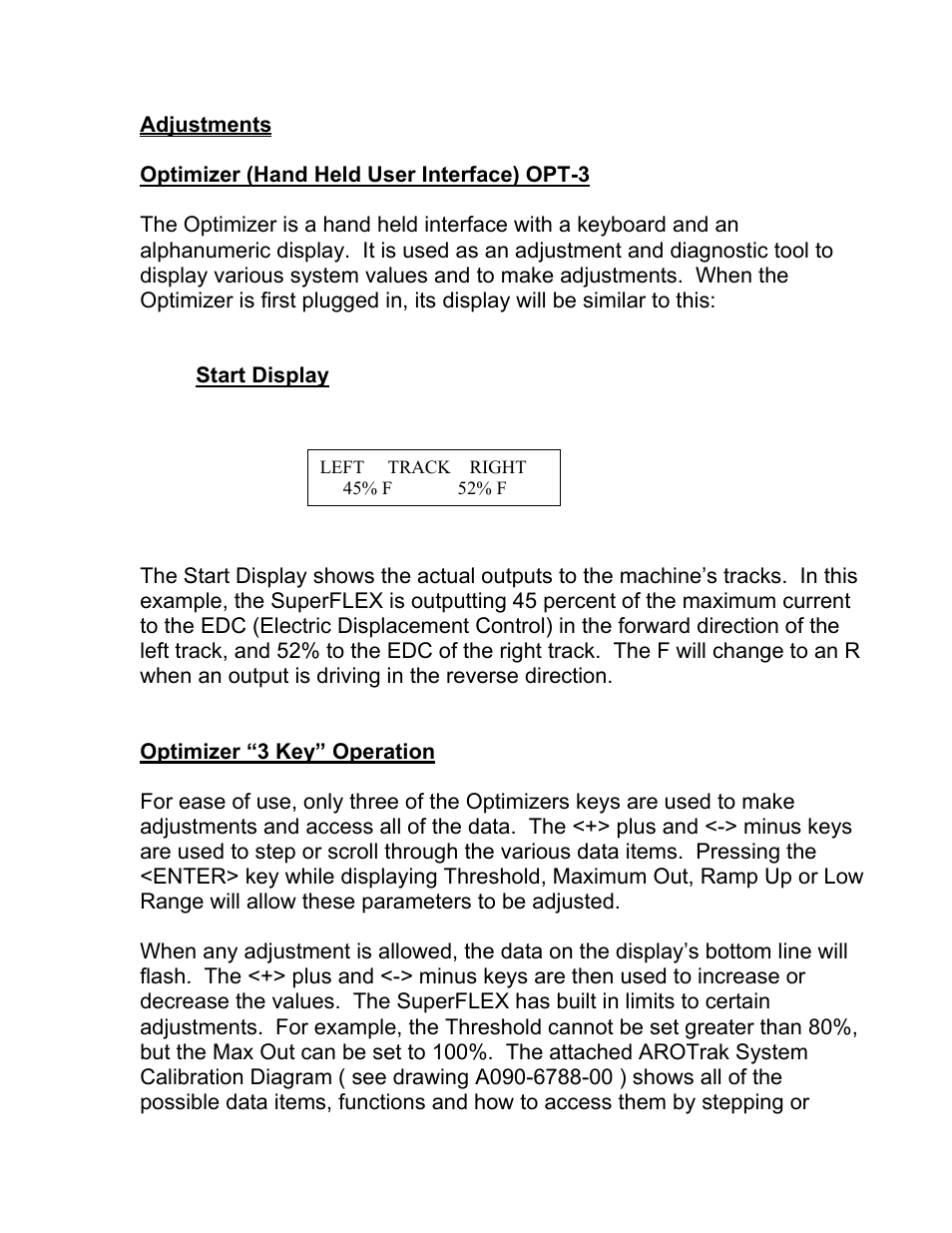 OEM Controls AroTrak Optimizer Adjustment Procedure User Manual | Page 2 / 4