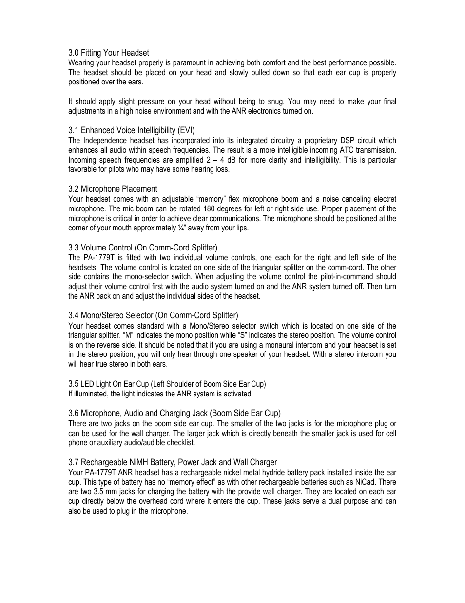 Pilot USA PA-1779T User Manual | Page 3 / 6