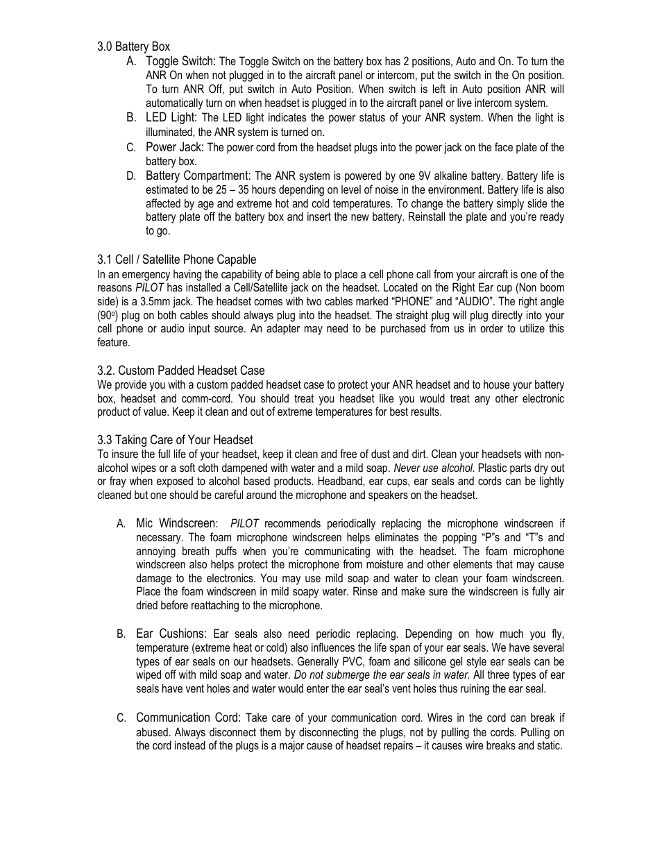 Pilot USA PA-1771T User Manual | Page 3 / 4
