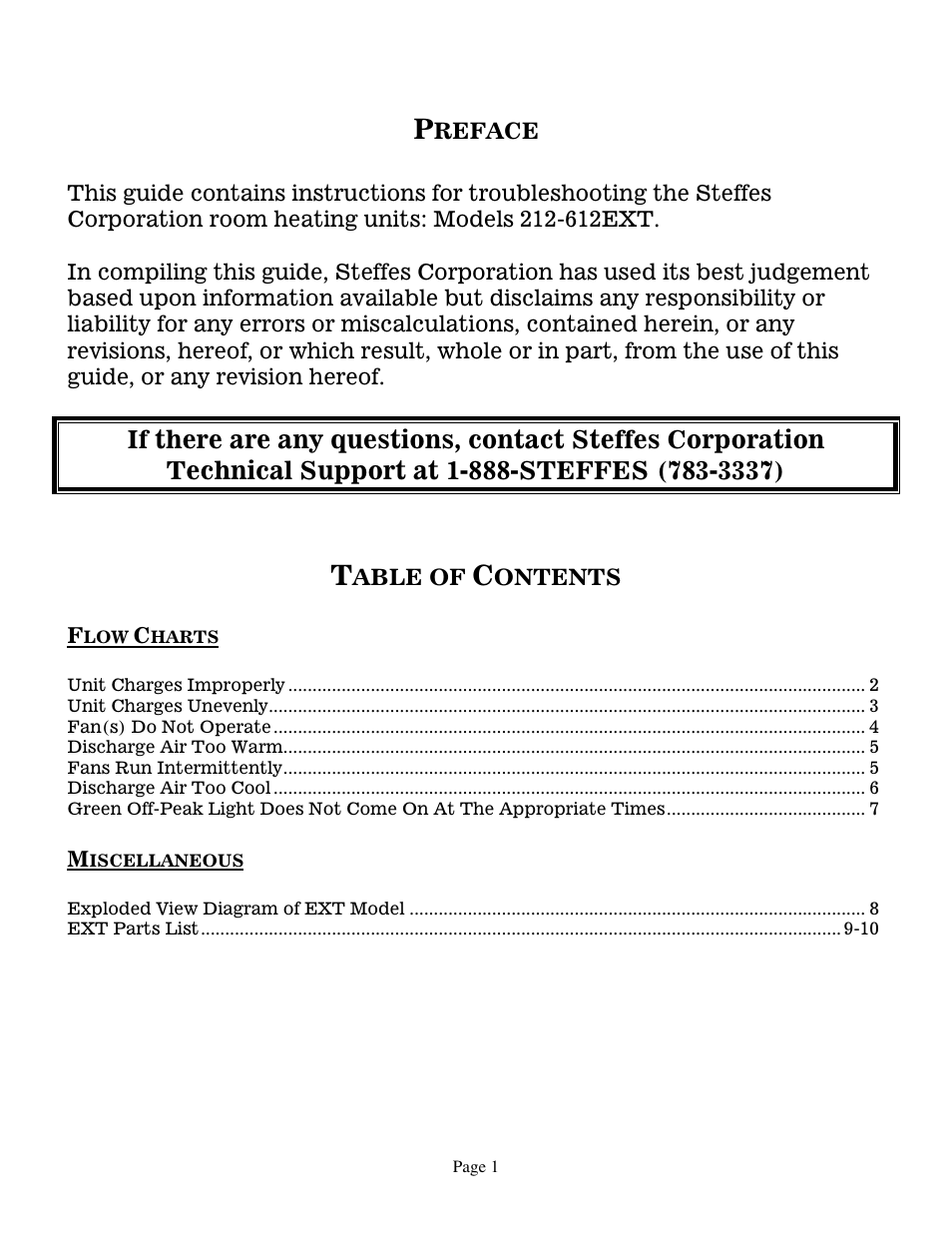 Steffes 612EXT Troubleshooting Guide User Manual | Page 2 / 11