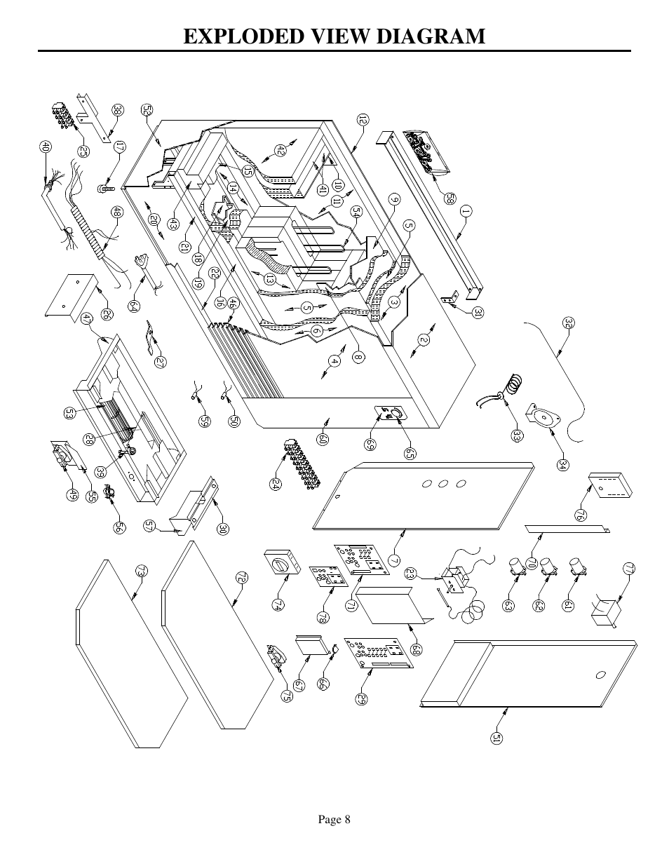 Exploded view diagram | Steffes 612EXT Troubleshooting Guide User Manual | Page 9 / 11