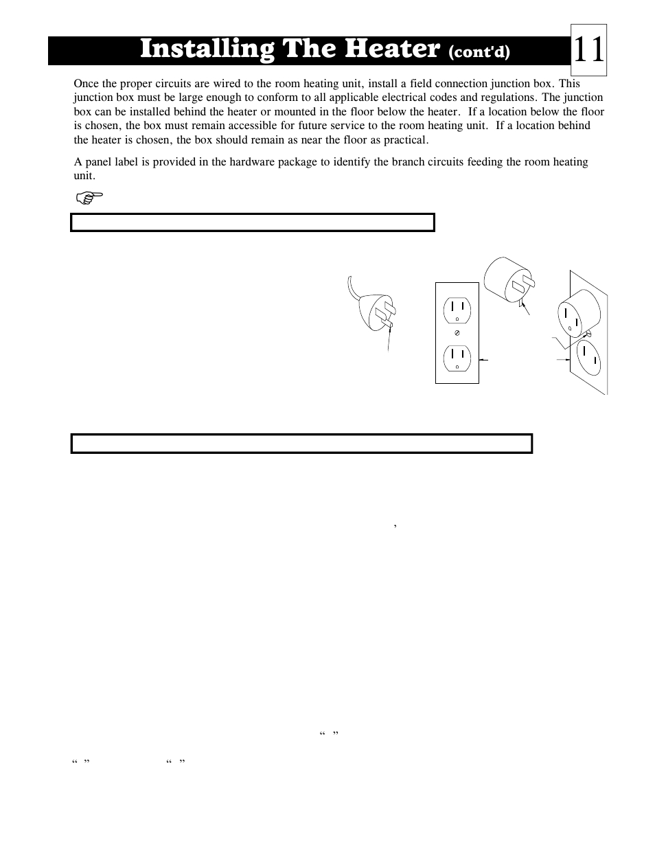 Installing the heater | Steffes 2006 User Manual | Page 12 / 35