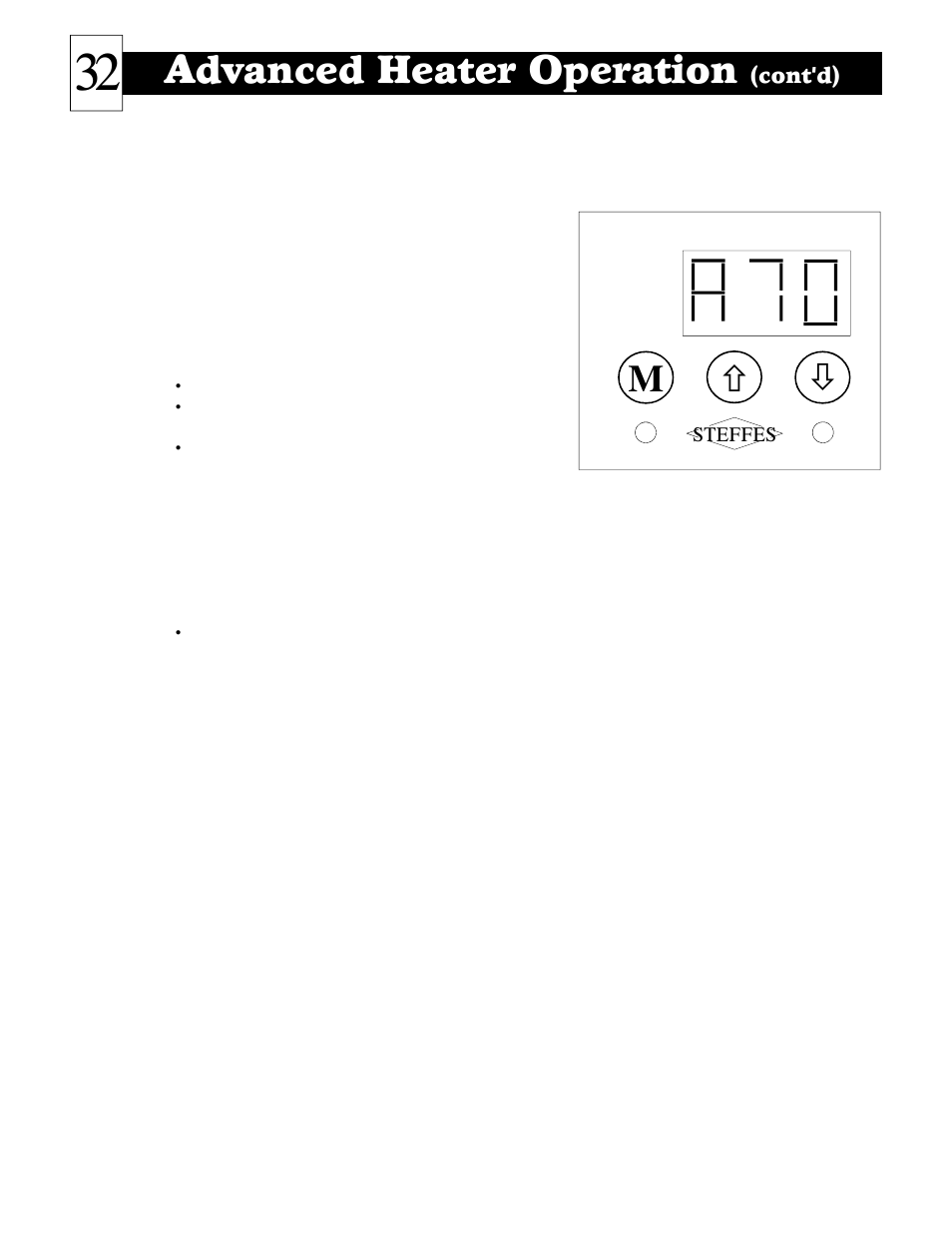 Advanced heater operation | Steffes 2006 User Manual | Page 33 / 35