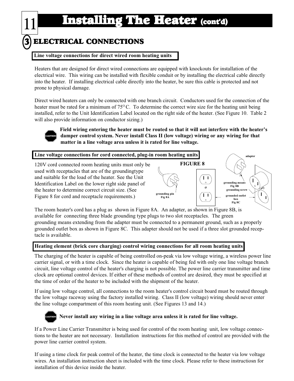 Installing | Steffes 1003 User Manual | Page 12 / 32