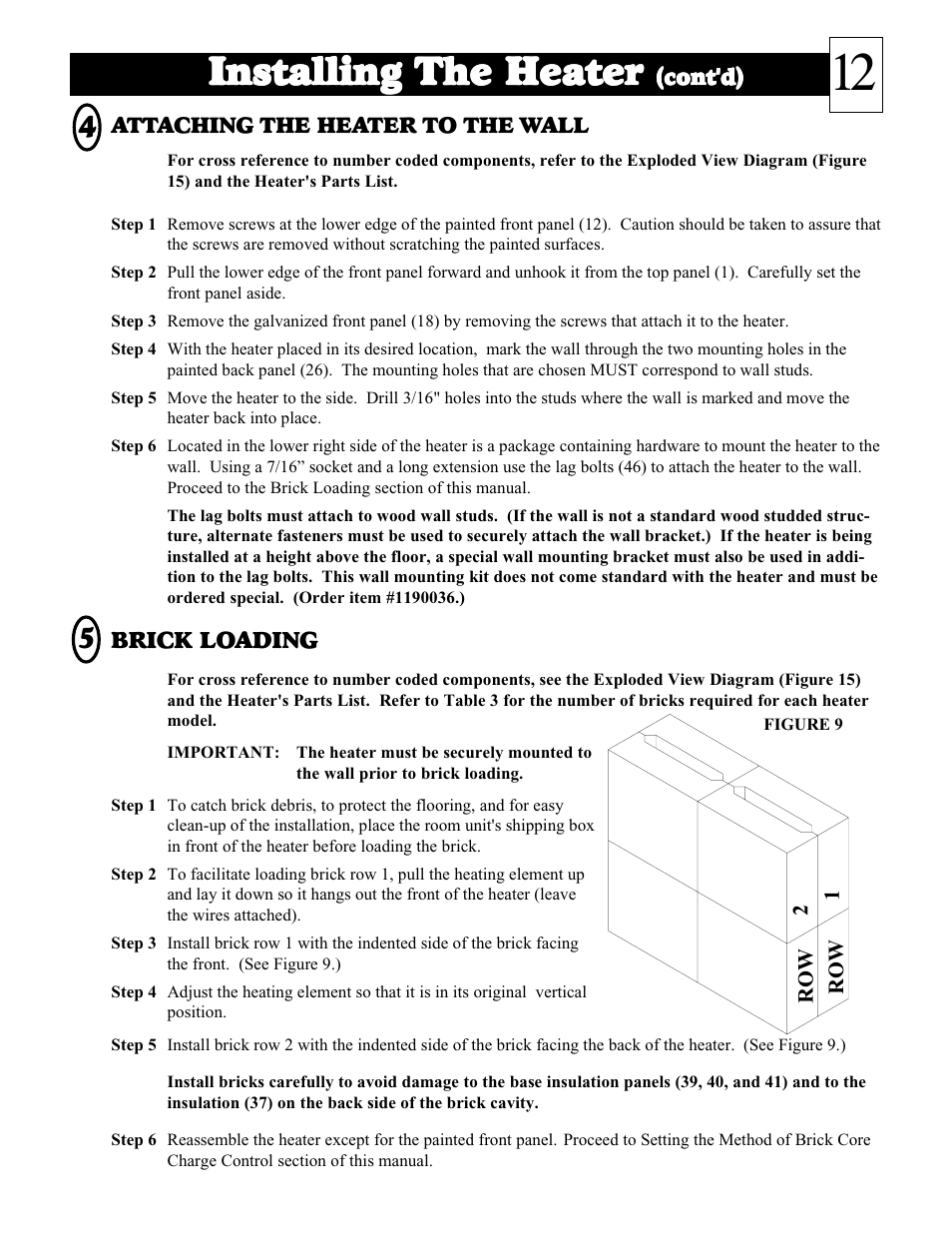 Installing | Steffes 1003 User Manual | Page 13 / 32