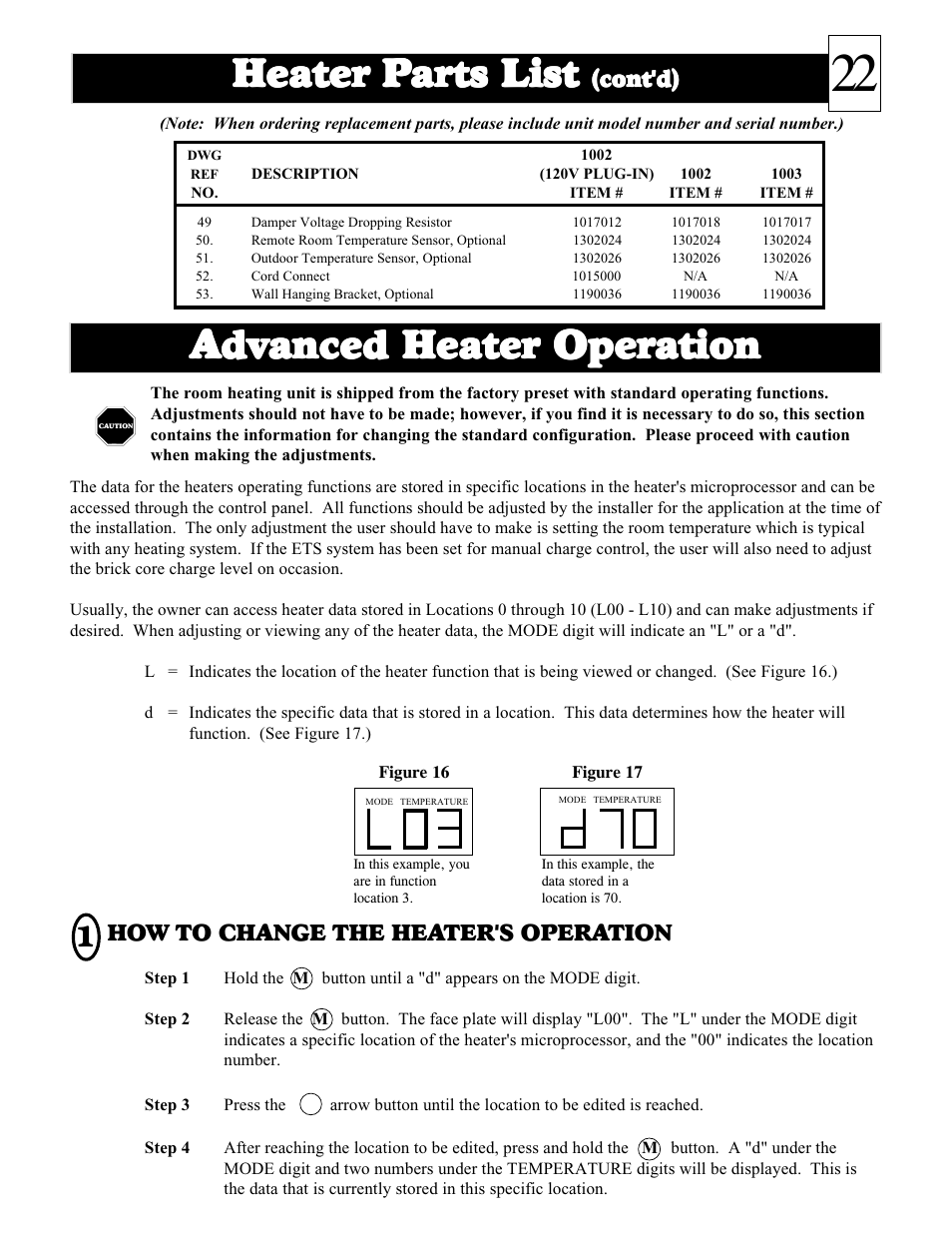 Heater p | Steffes 1003 User Manual | Page 23 / 32