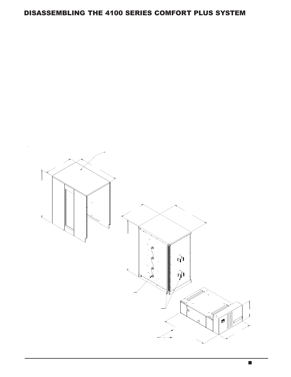 Disassembling the 4100 series comfort plus system, Figure a figure b figure c | Steffes 4140 Owner & Installers Manual User Manual | Page 25 / 40