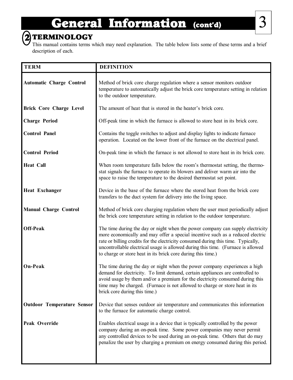 General information | Steffes DLF40B User Manual | Page 4 / 36
