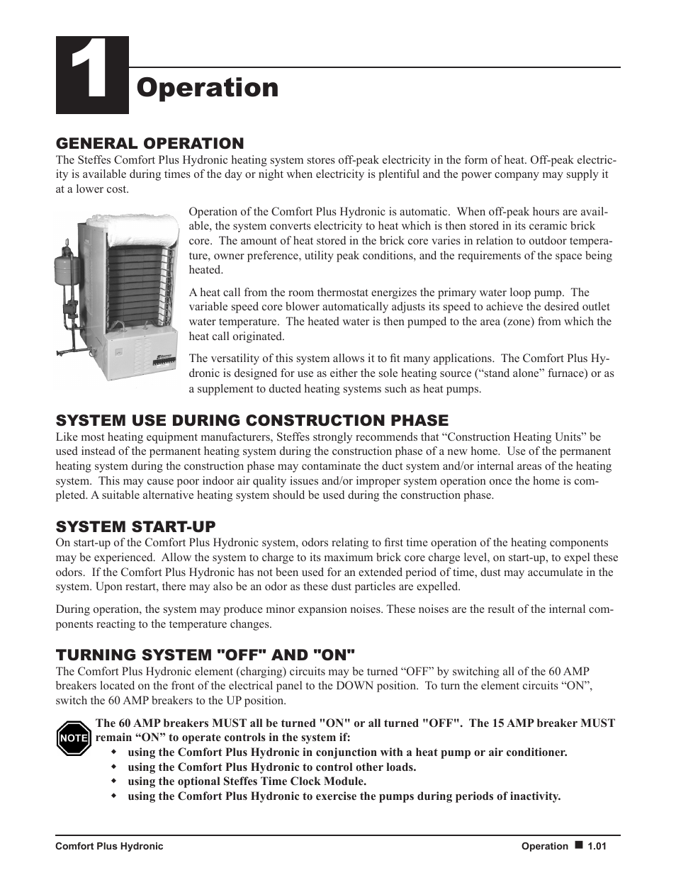 Operation | Steffes 5140 Owner & Installers Manual User Manual | Page 5 / 40