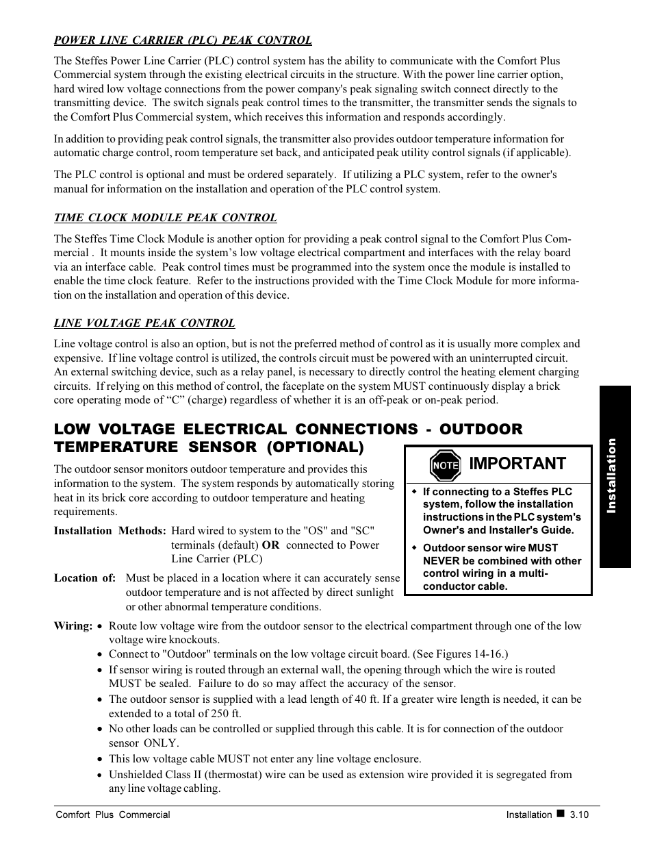 Important | Steffes 6140 User Manual | Page 19 / 34