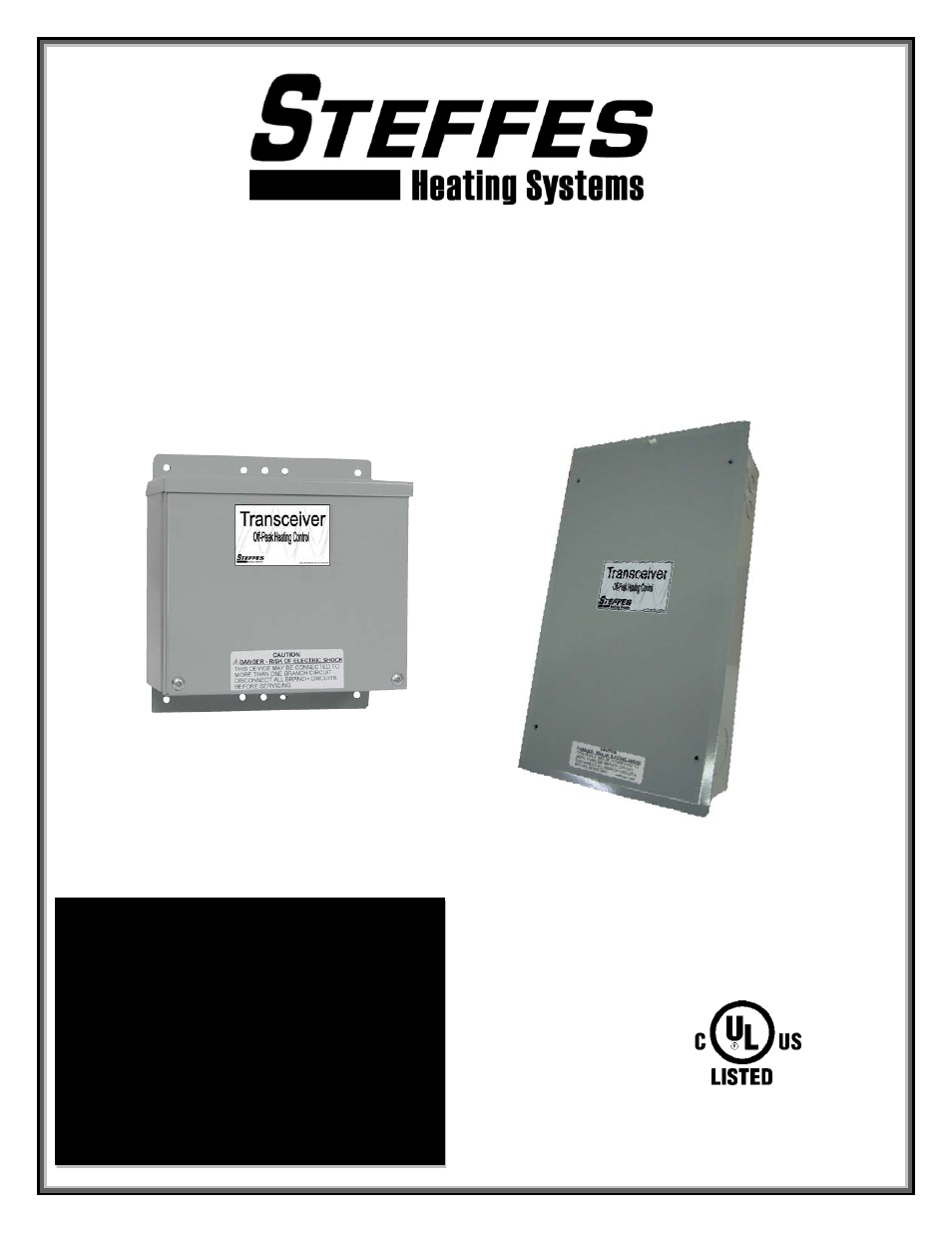 Steffes Transceiver User Manual | 28 pages