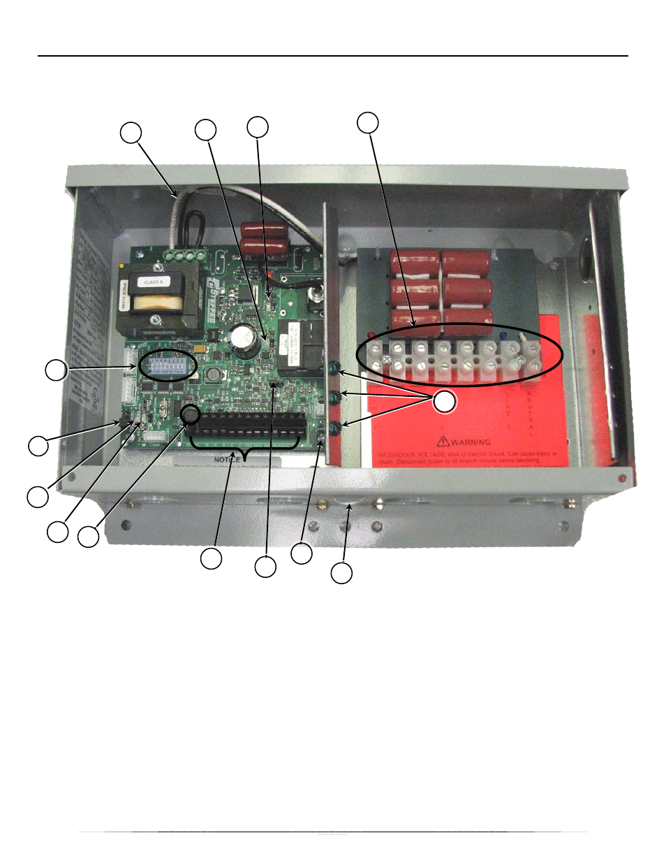 Component location 3-phase | Steffes Transceiver User Manual | Page 10 / 28