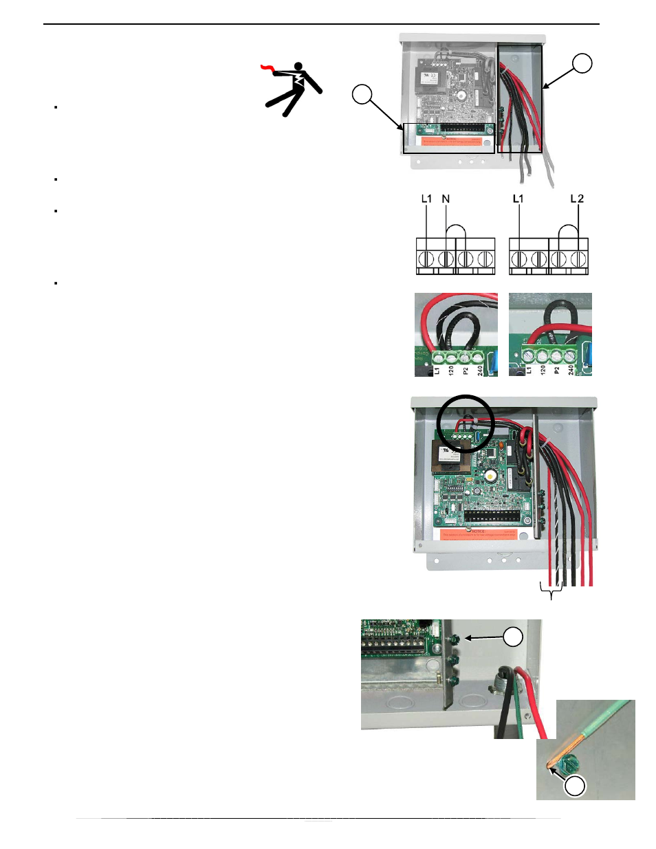 Line voltage connections 2-pole | Steffes Transceiver User Manual | Page 13 / 28