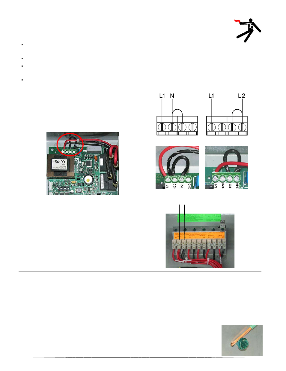 Line voltage connections 5-pole | Steffes Transceiver User Manual | Page 14 / 28