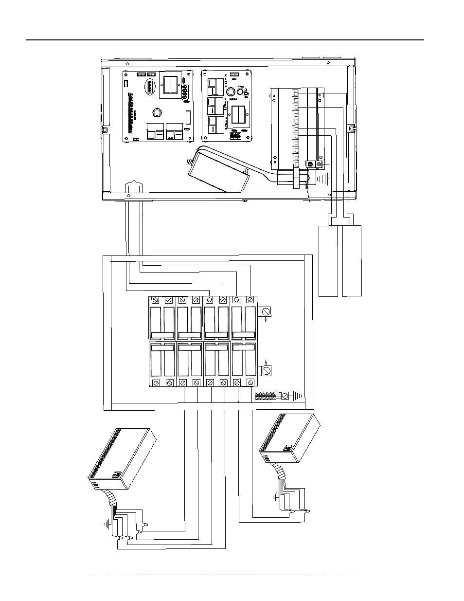 Line voltage wiring diagram – 5 pole, Gr ou ndi ng and b o ndi ng not s how n | Steffes Transceiver User Manual | Page 26 / 28
