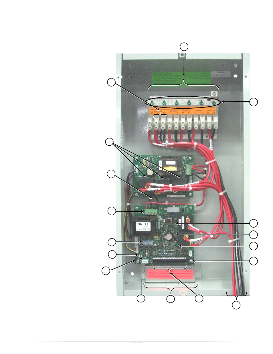 Component location 5-pole indoor | Steffes Transceiver User Manual | Page 8 / 28