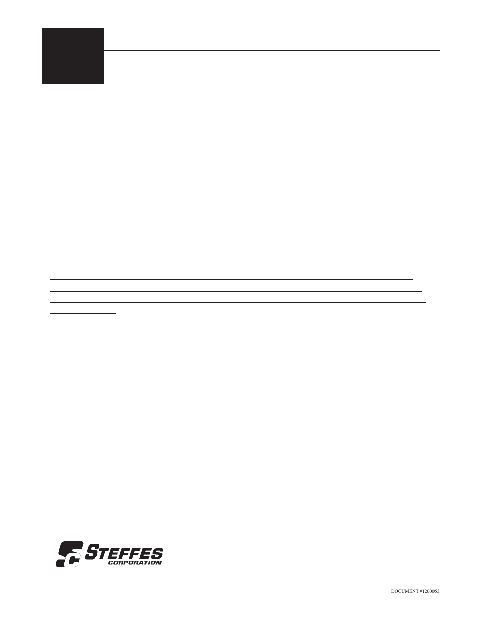 Warranty | Steffes Comfort Control Relay Panel (CCRP) User Manual | Page 15 / 15