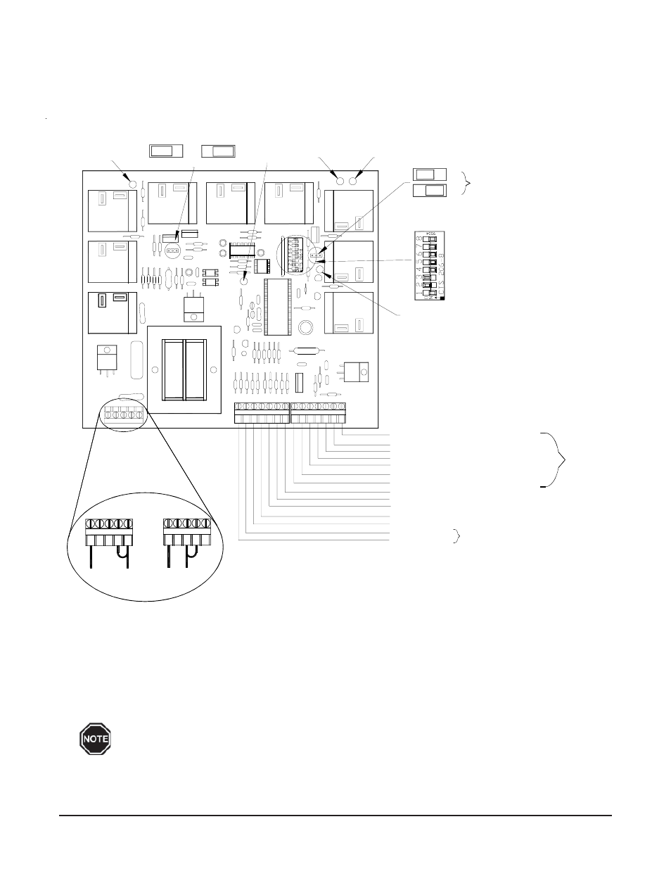 Ccrp circuit board configuration diagram | Steffes Comfort Control Relay Panel (CCRP) User Manual | Page 6 / 15