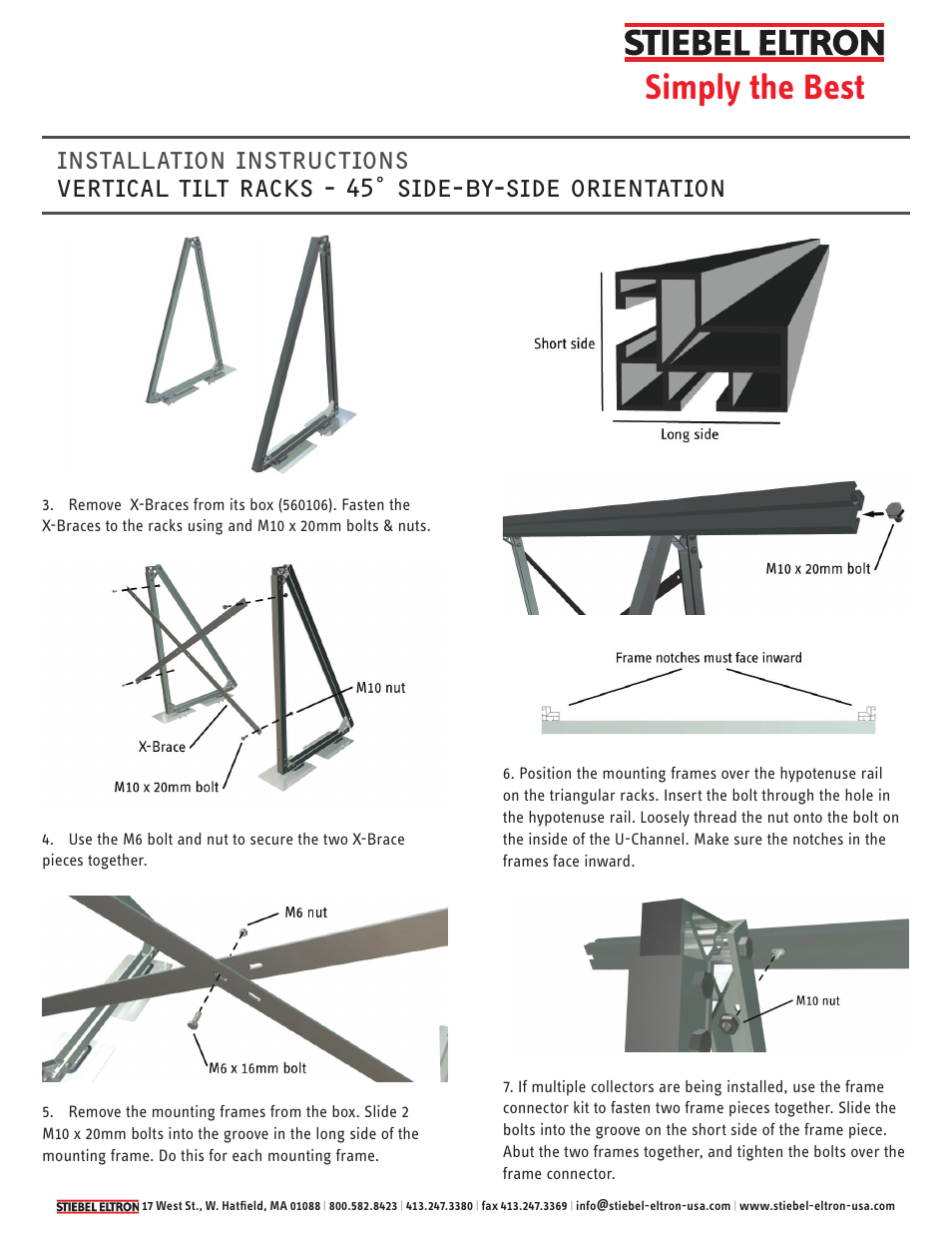 Simply the best | STIEBEL ELTRON VERTICAL TILT RACK 45 User Manual | Page 4 / 6