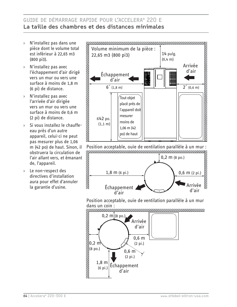 STIEBEL ELTRON Accelera 300 E User Manual | Page 64 / 92