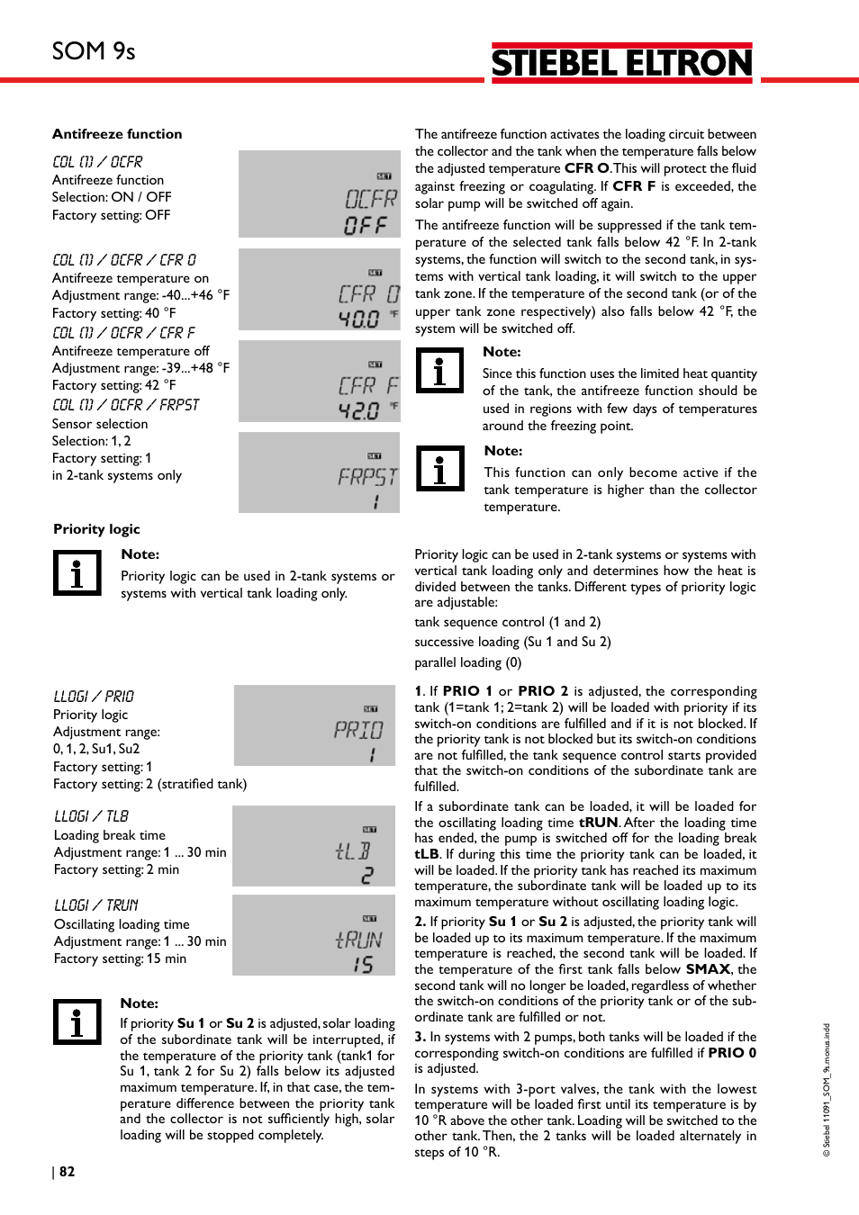 Som 9s | STIEBEL ELTRON SOM 9s User Manual | Page 82 / 104