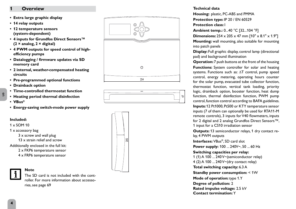 1overview | STIEBEL ELTRON SOM 10 User Manual | Page 4 / 84