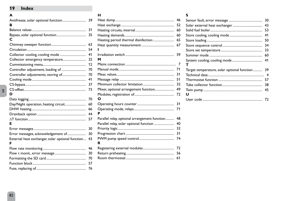 STIEBEL ELTRON SOM 10 User Manual | Page 82 / 84