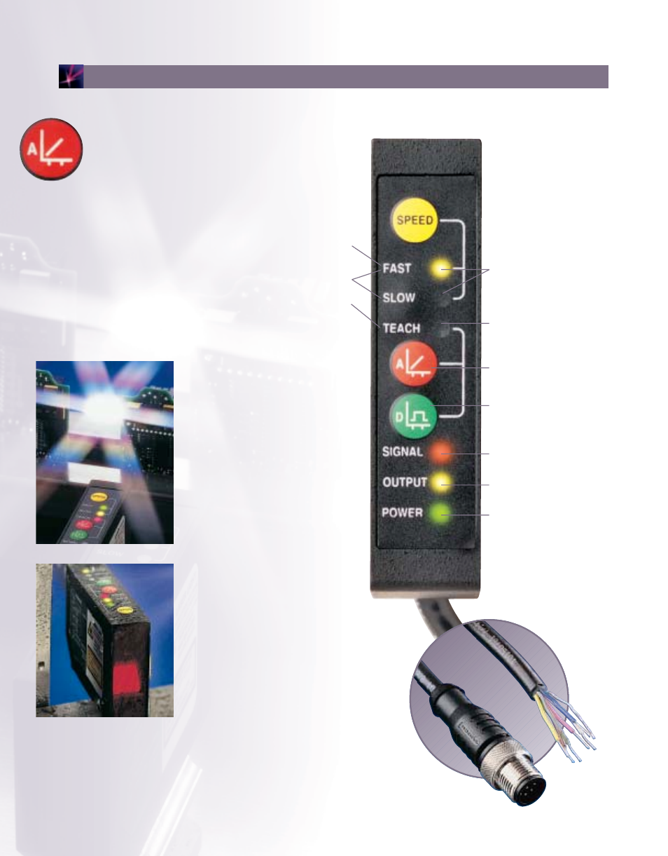 L-gage, Advanced features help you solve more applications | Banner Laser Gauging Sensors L-GAGE User Manual | Page 4 / 8