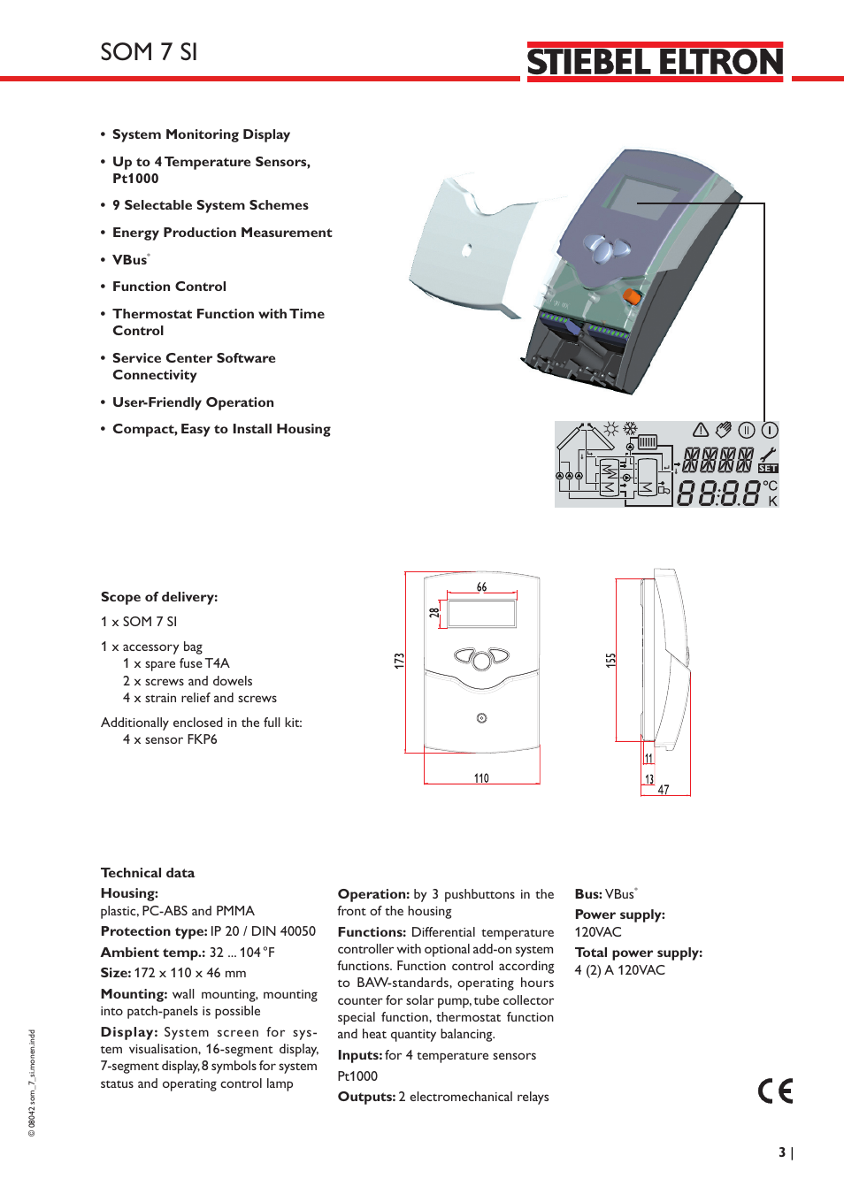 Som 7 si | STIEBEL ELTRON SOM 7 SI User Manual | Page 3 / 28