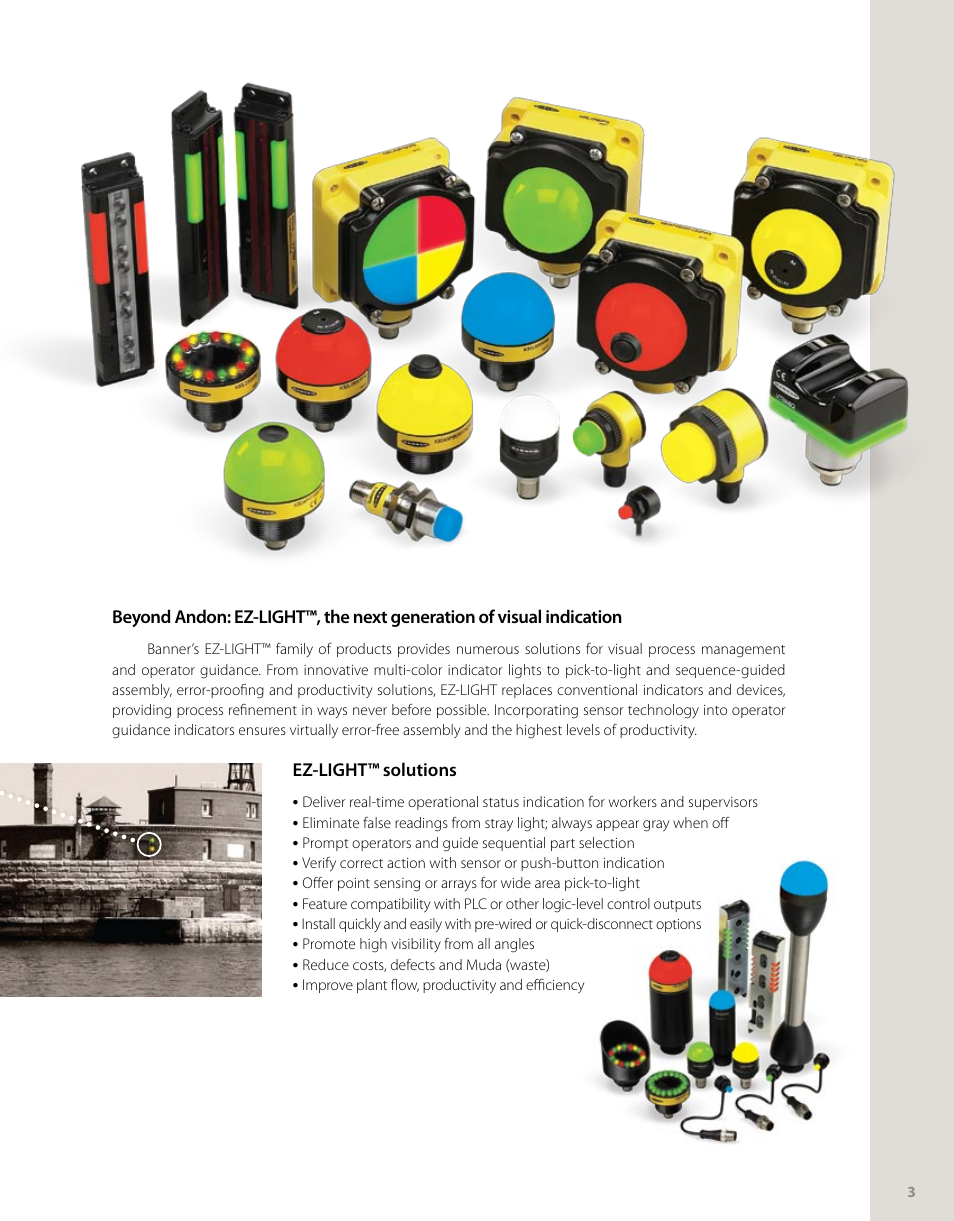 Banner lights the way for lean manufacturing | Banner EZ-LIGHT User Manual | Page 3 / 12