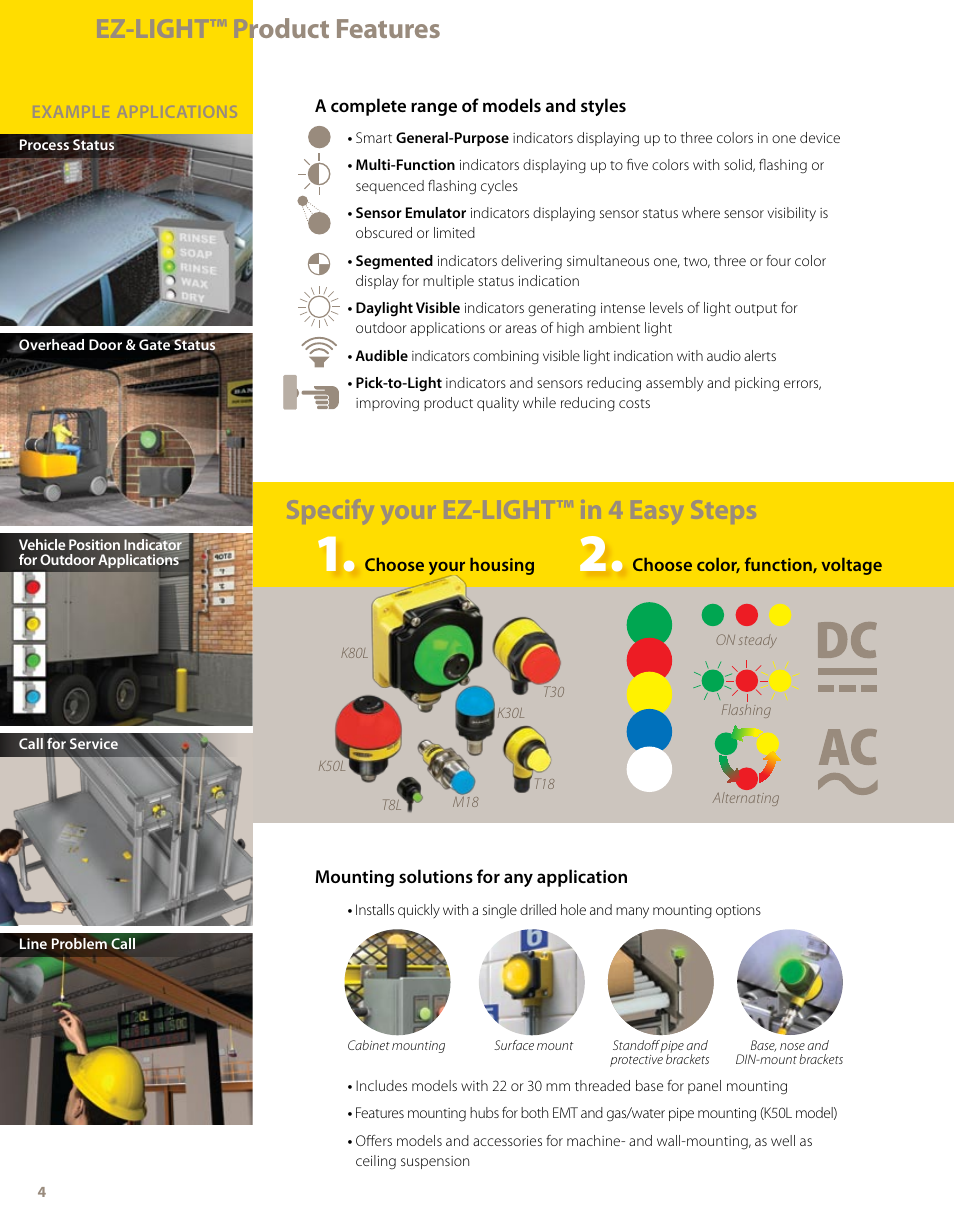 Banner EZ-LIGHT User Manual | Page 4 / 12