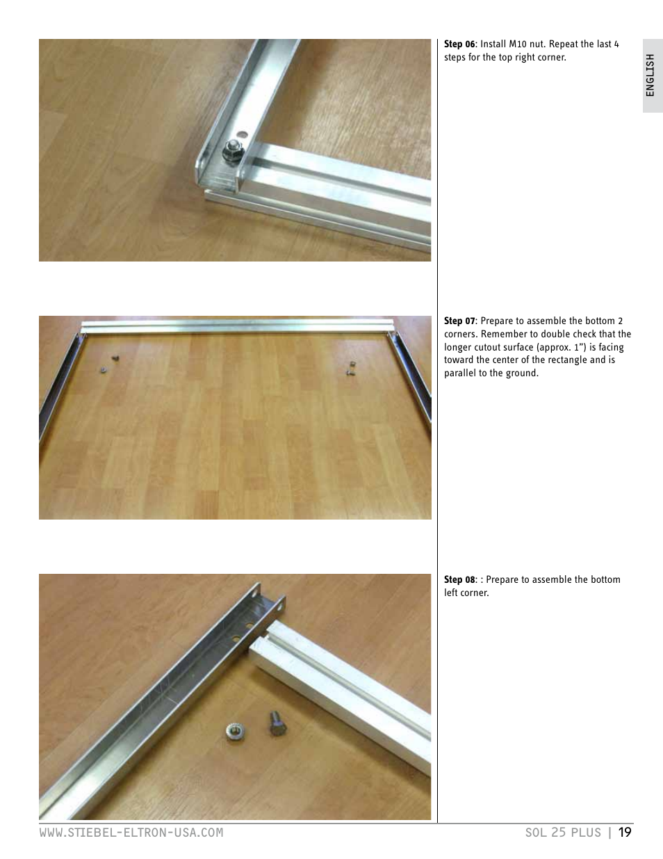 STIEBEL ELTRON SOL 25 PLUS User Manual | Page 19 / 77