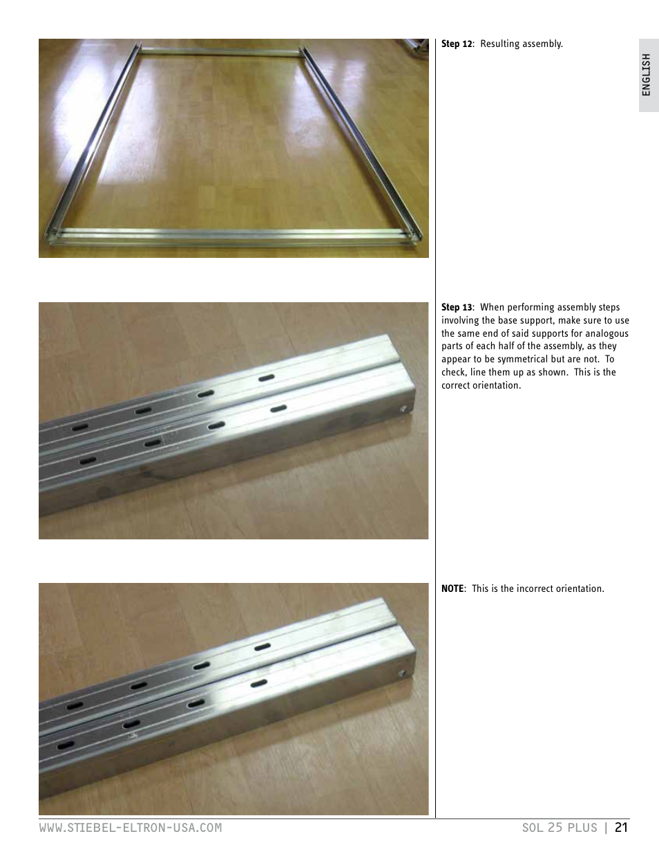 STIEBEL ELTRON SOL 25 PLUS User Manual | Page 21 / 77