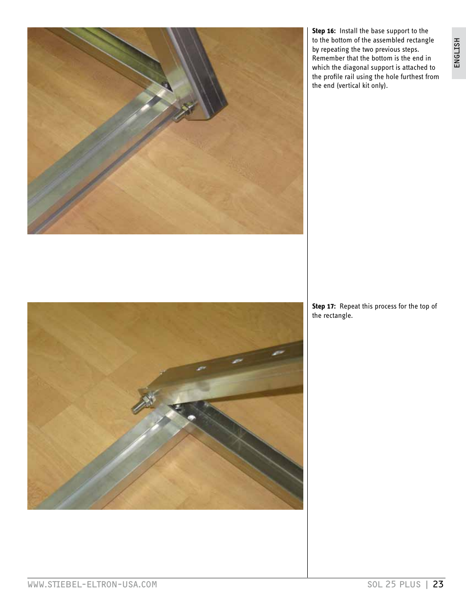 STIEBEL ELTRON SOL 25 PLUS User Manual | Page 23 / 77